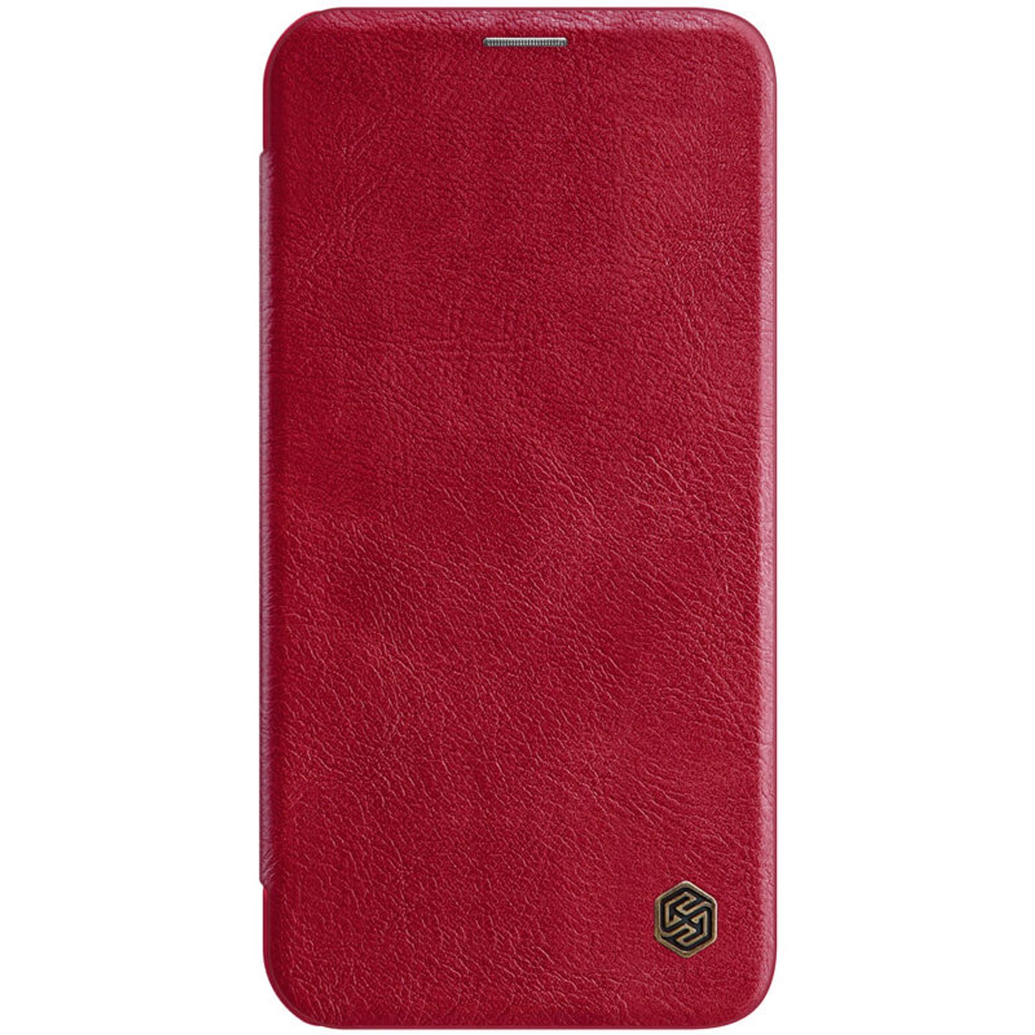 Husa Nillkin - Qin Leather Case - iPhone 12 Mini - Red fotografia produsului