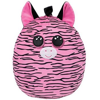 Jucarie ty, squish-a-boos, zebra zoey, 22 cm, roz