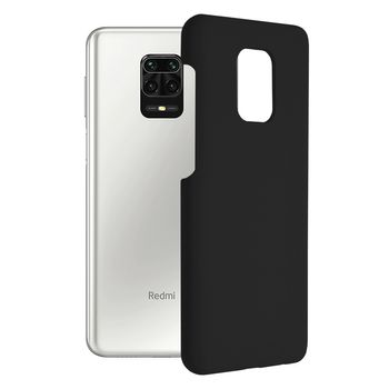 Husa premium techsuit - soft edge silicone - xiaomi redmi note 9s / note 9 pro / note 9 pro max - black