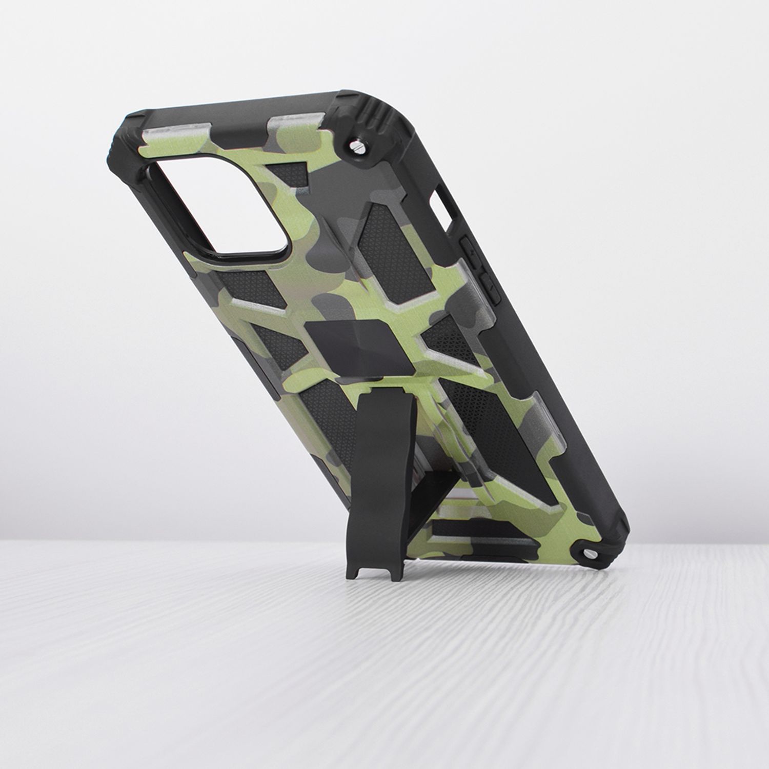 Husa antisoc Techsuit - Blazor Series - iPhone 12 Pro Max - Camo Lime fotografia produsului View 3 L