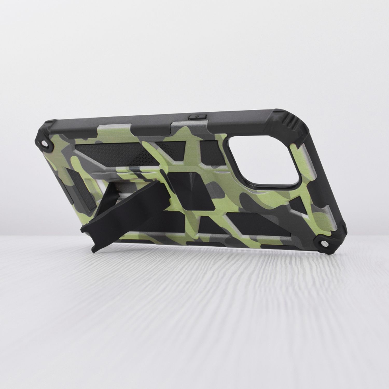Husa antisoc Techsuit - Blazor Series - iPhone 12 Pro Max - Camo Lime fotografia produsului View 2 L