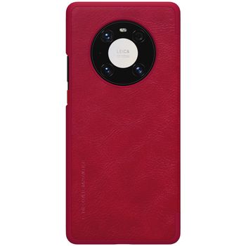 Husa nillkin - qin leather case - huawei mate 40 pro - red