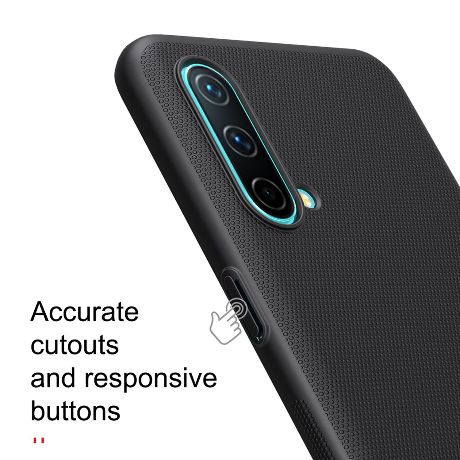 Husa Nillkin - Super Frosted Shield - Oneplus Nord CE 5G - Blue fotografia produsului View 2 L