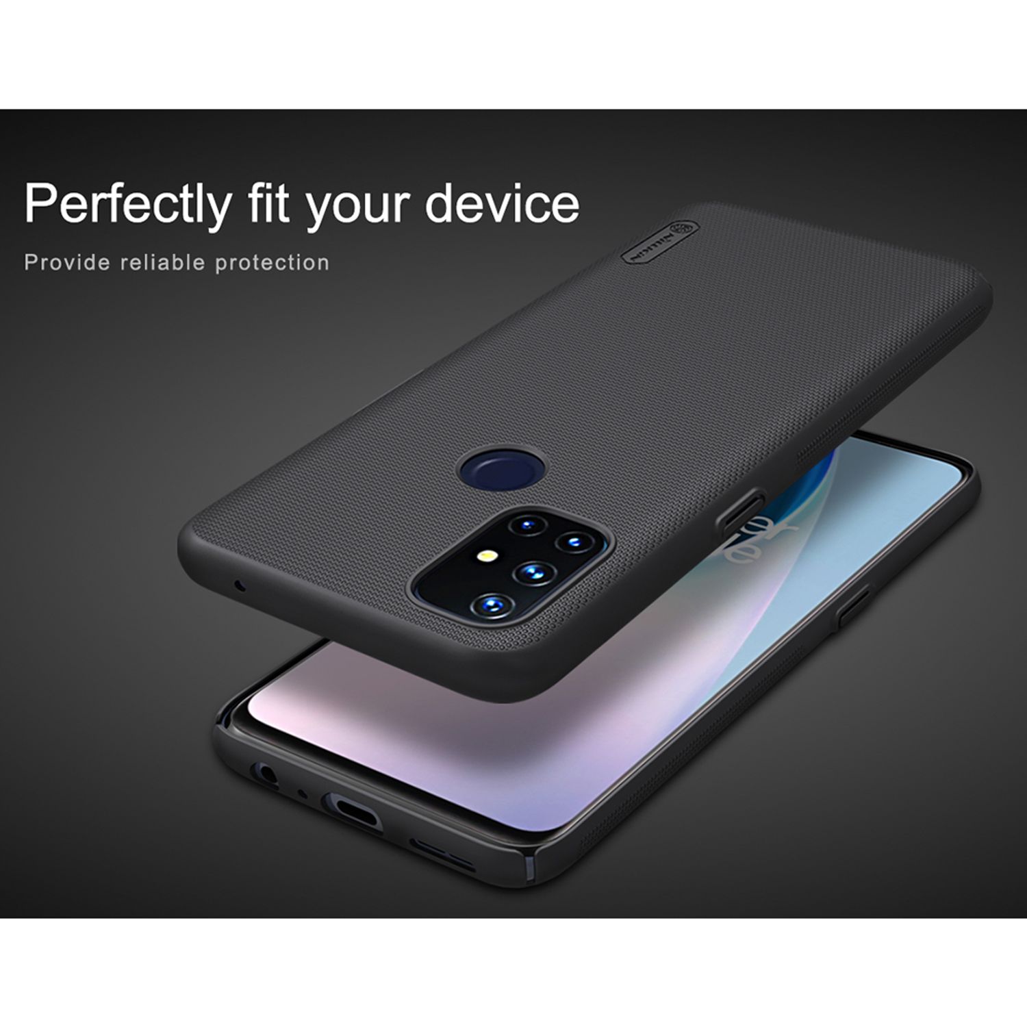 Husa Nillkin - Super Frosted Shield - Oneplus N10 - Black fotografia produsului View 3 L