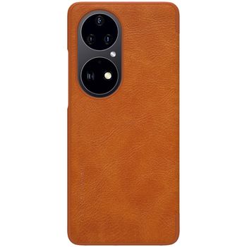 Husa nillkin - qin leather case - huawei p50 pro - brown