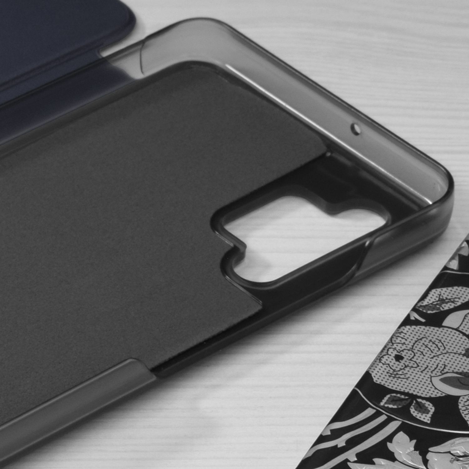 Husa tip carte Techsuit - eFold Series - Samsung Galaxy A32 4G - Dark Blue fotografia produsului View 3 L