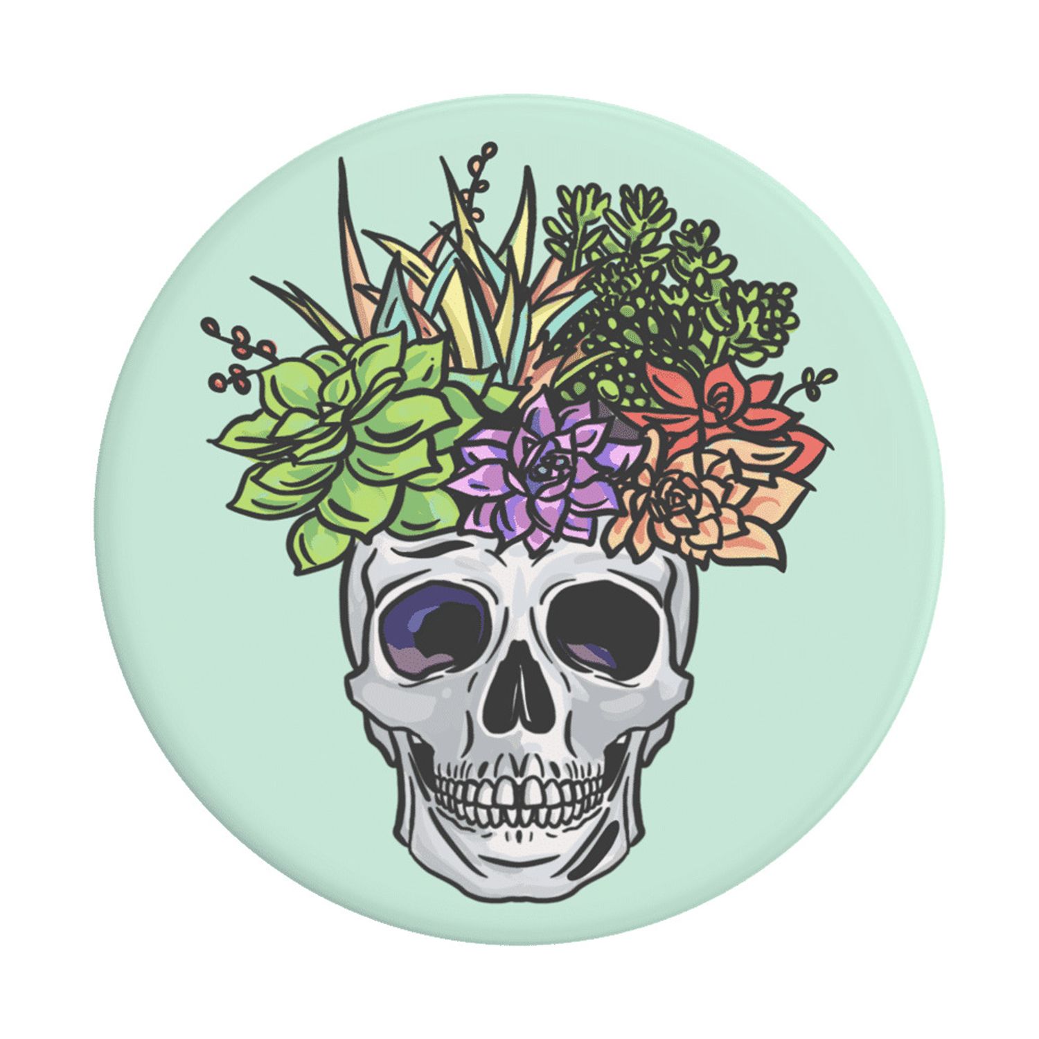 Accesoriu Popsockets pentru dispozitive mobile - PopGrip - Succulent Headspace fotografia produsului View 3 L