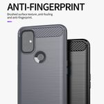 Husa Techsuit - Carbon Silicone - Oneplus Nord N10 5G - Black fotografia produsului View 2 S