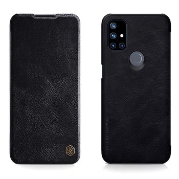 Husa nillkin - qin leather case - oneplus nord n10 - black