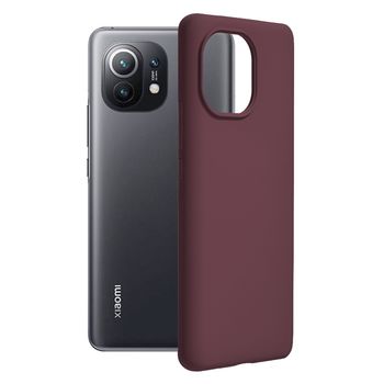 Husa premium Techsuit – Soft Edge Silicone – Xiaomi Mi 11 – Plum Violet elefant.ro imagine noua 2022