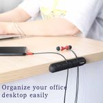 Organizator cabluri TopK cu 5 clips-uri, roz fotografia produsului View 2 S