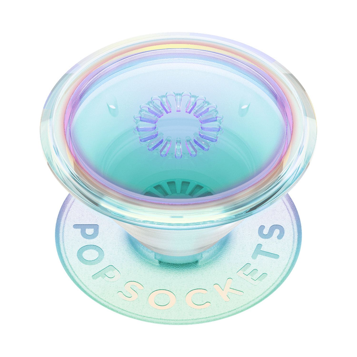 Accesoriu Popsockets pentru dispozitive mobile - PopGrip - Iridescent Clear fotografia produsului