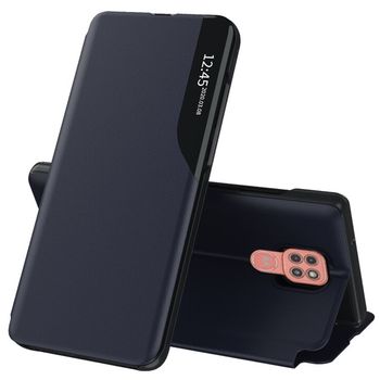 Husa tip carte techsuit - efold series - motorola moto g9 play - dark blue