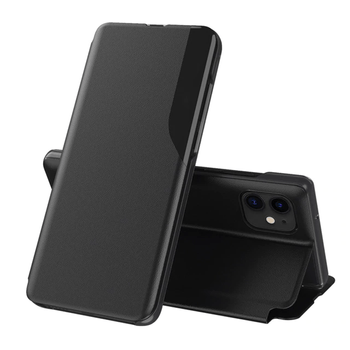 Husa tip carte techsuit - efold series - iphone 12 / 12 pro - black