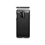 Husa Techsuit - Carbon Silicone - OnePlus 8 Pro - Black fotografia produsului View 2 S