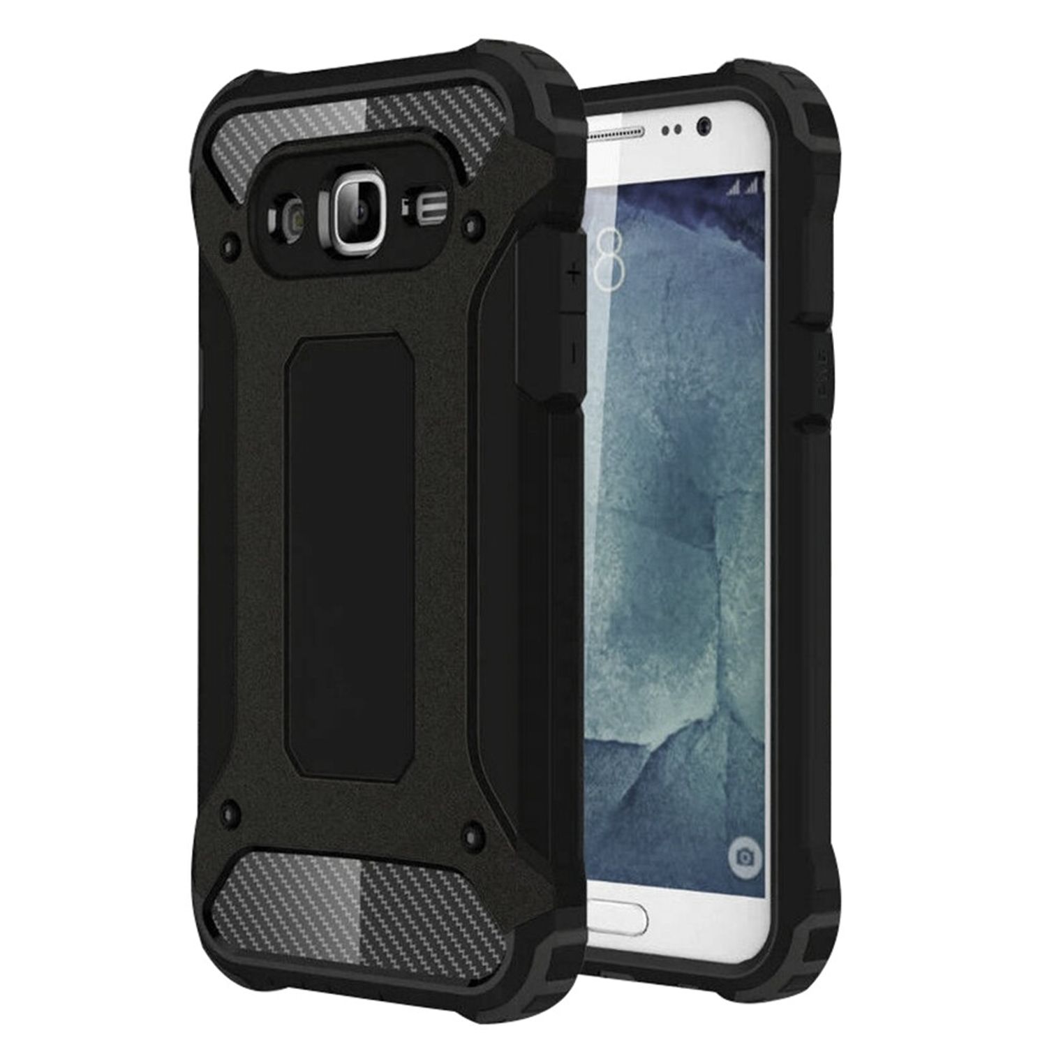 Husa Techsuit - Hybrid Armor - Samsung Galaxy S3 i9300 - Black fotografia produsului