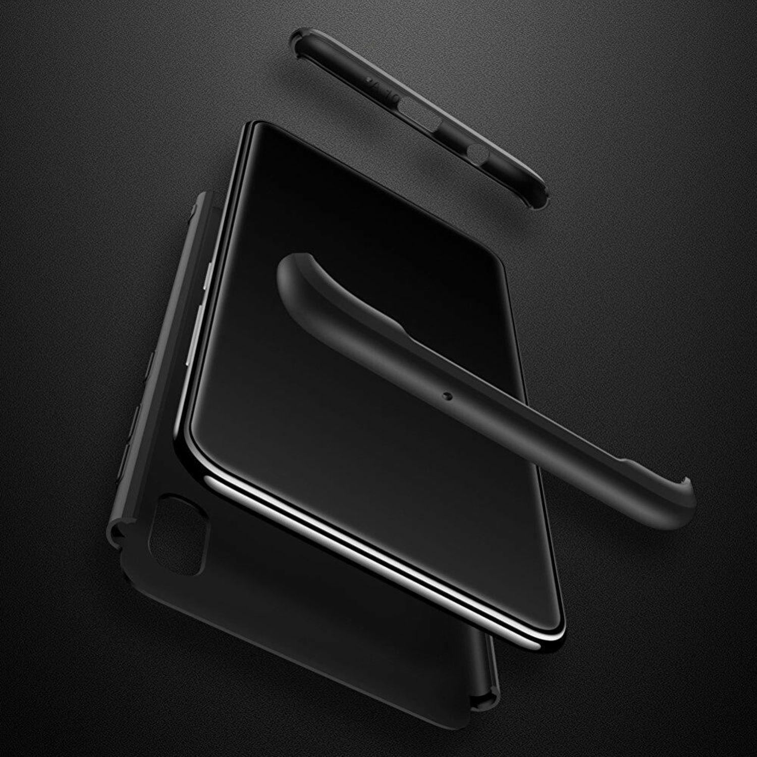 Husa protectie 360 + folie de protectie - Samsung Galaxy A10 - Black fotografia produsului View 2 L