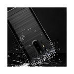 Husa Techsuit - Carbon Silicone - OnePlus 8 Pro - Black fotografia produsului View 3 S