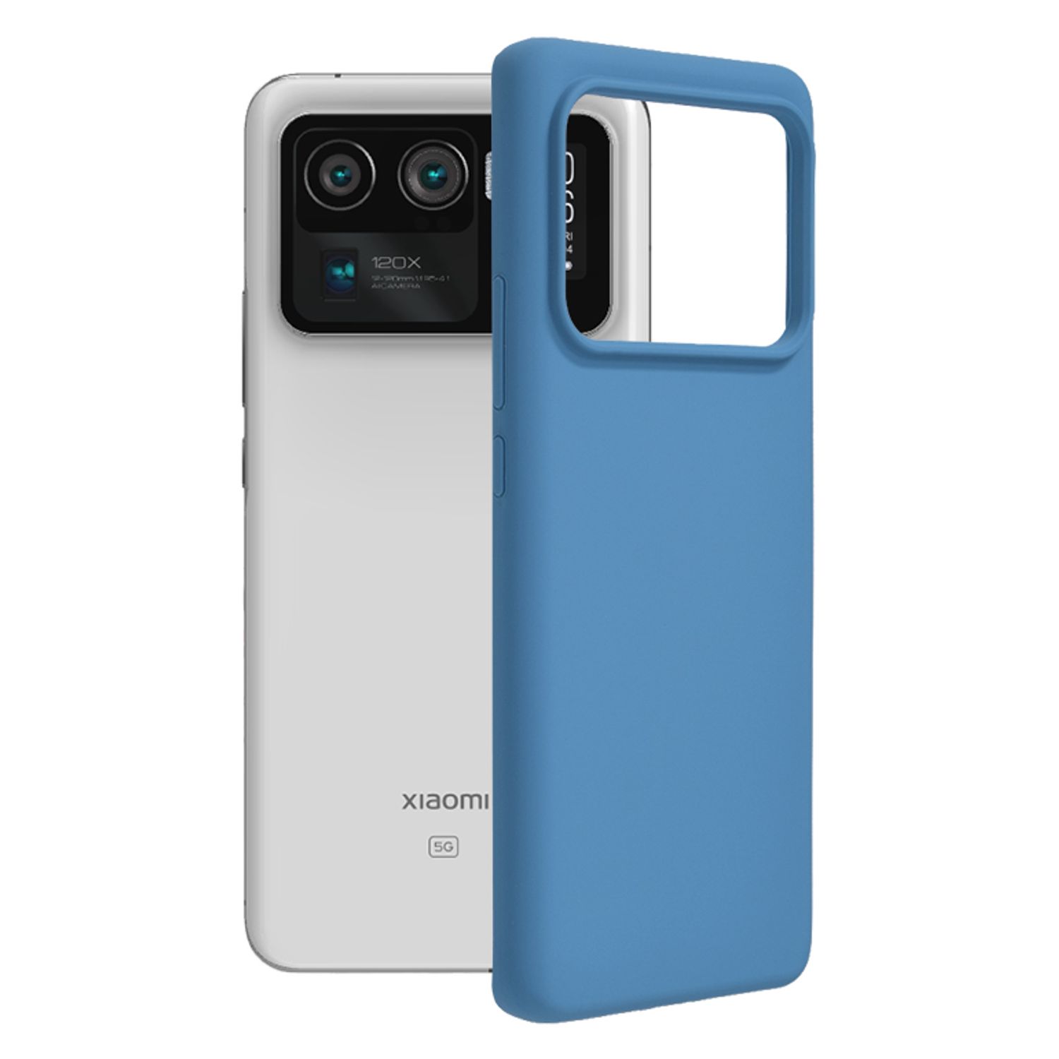 Husa premium Techsuit - Soft Edge Silicone - Xiaomi Mi 11 Ultra - Denim Blue fotografia produsului