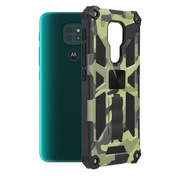 Husa antisoc techsuit - blazor series - motorola moto g9 play - camo lime