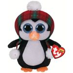 Jucarie de plus TY - Beanie Boos, Pinguin, 15 cm fotografia produsului