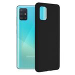Husa premium Techsuit - Soft Edge Silicone - Samsung Galaxy A51 - Black fotografia produsului
