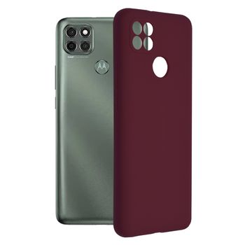 Husa premium techsuit - soft edge silicone - motorola moto g9 power - plum violet