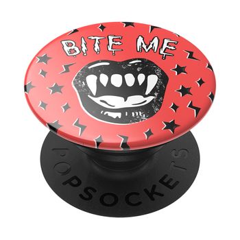 Accesoriu popsockets pentru dispozitive mobile - popgrip - bite me fangs (gloss)