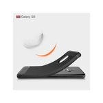 Husa Techsuit - Carbon Silicone - Samsung Galaxy S9 - Black fotografia produsului View 2 S
