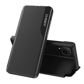 Husa tip carte techsuit - efold series - huawei p40 lite - black