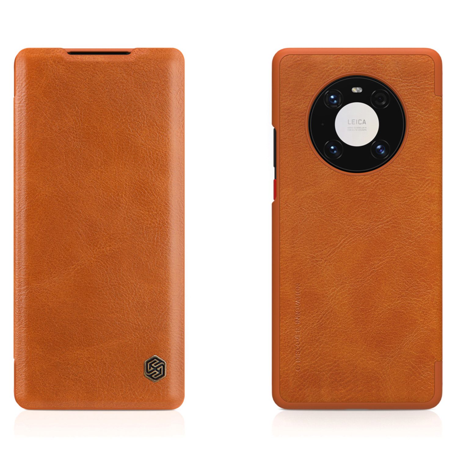 Husa Nillkin - Qin Leather Case - Huawei Mate 40 Pro - Brown fotografia produsului