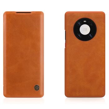 Husa nillkin - qin leather case - huawei mate 40 pro - brown