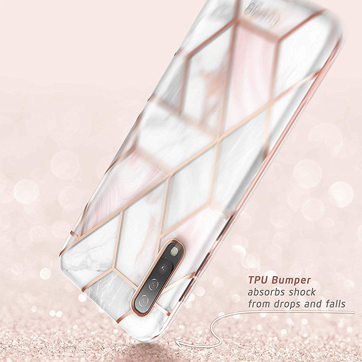 Husa premium i-Blason - Cosmo - Samsung Galaxy A50 - Marble fotografia produsului View 3 L