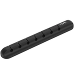 Organizator cabluri TopK cu 7 clips-uri, negru fotografia produsului