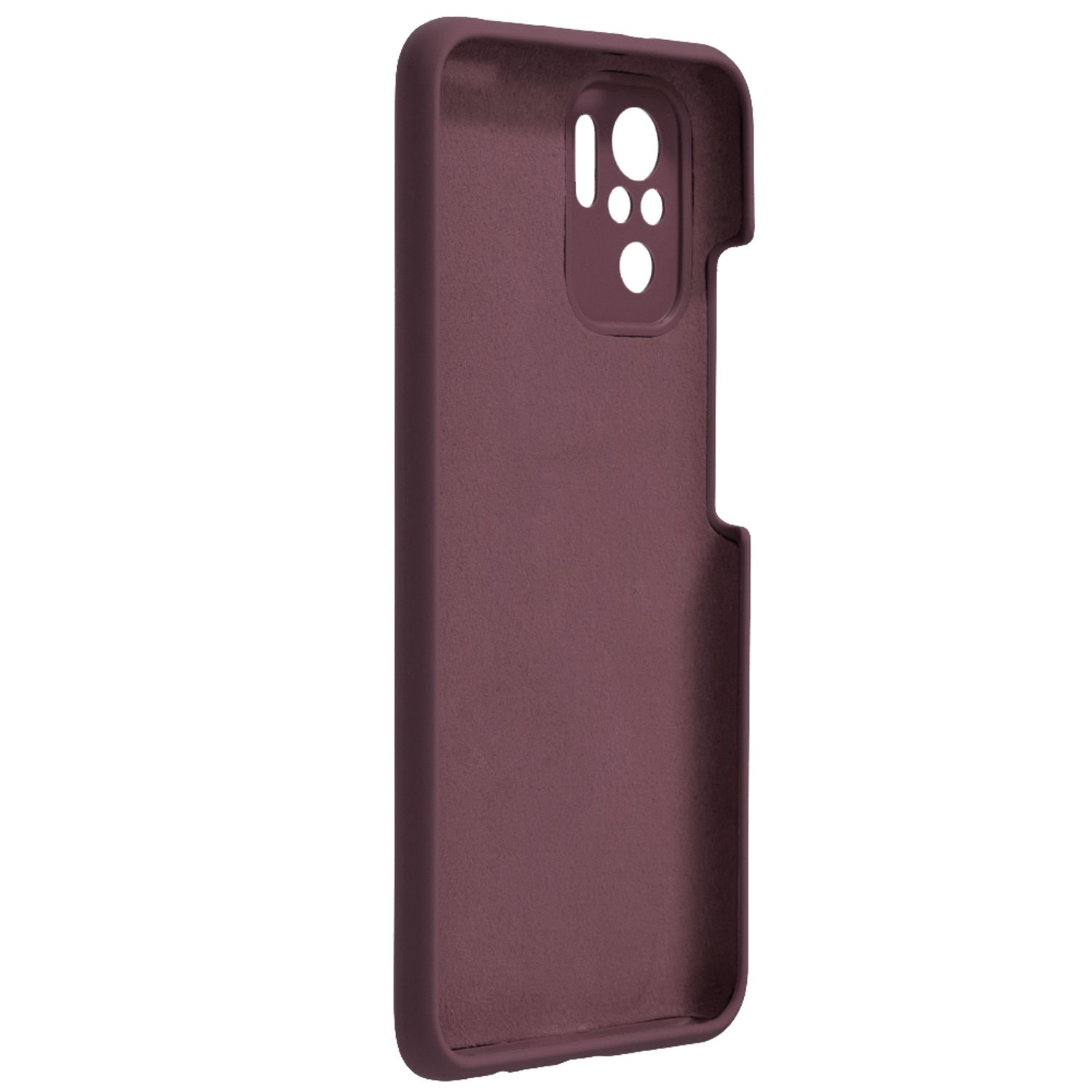 Husa premium Techsuit - Soft Edge Silicone - Xiaomi Redmi Note 10 / 10S - Plum Violet fotografia produsului View 3 L
