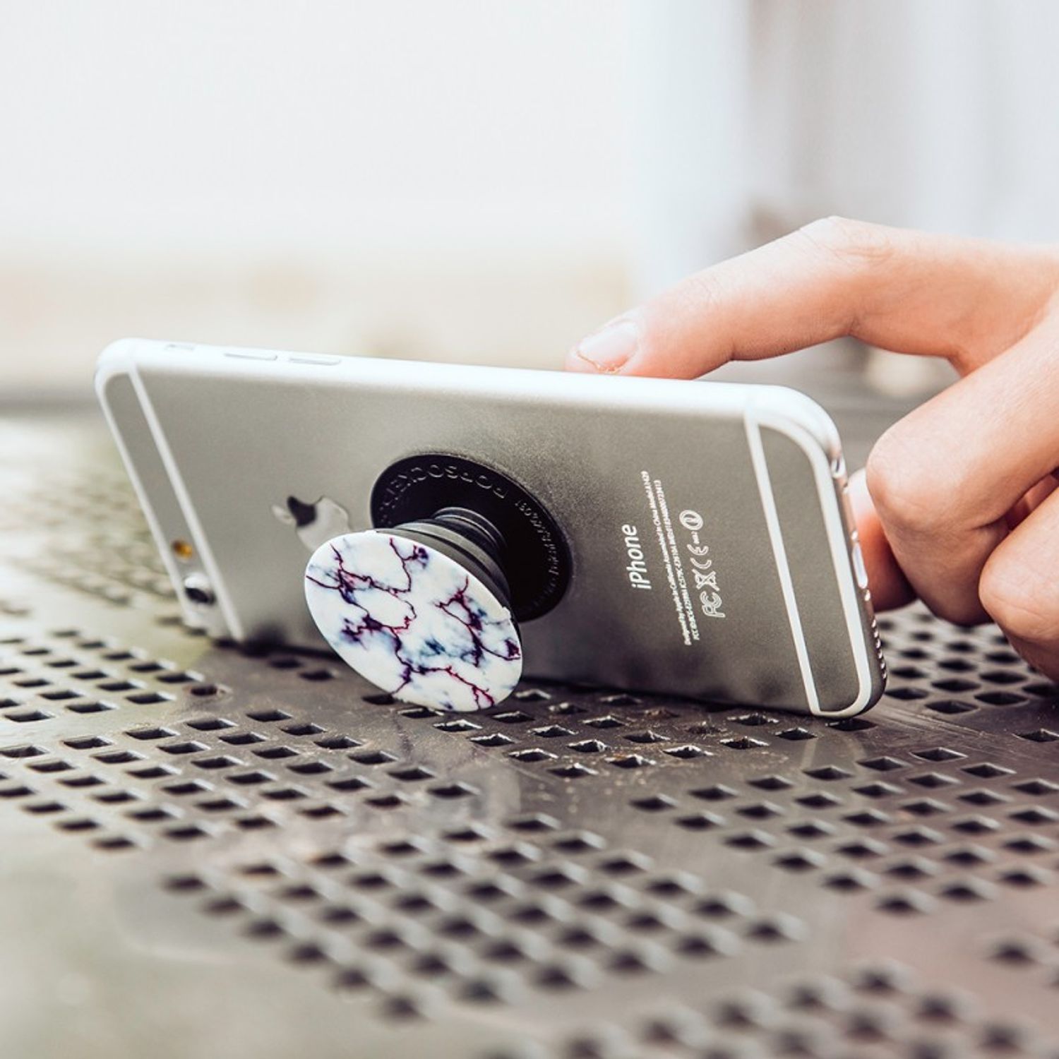 Accesoriu Popsockets pentru dispozitive mobile - PopGrip - Color Burst (Gloss) fotografia produsului View 3 L