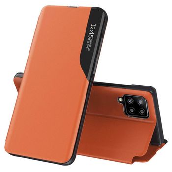Husa tip carte techsuit - efold series - samsung galaxy a12 - orange