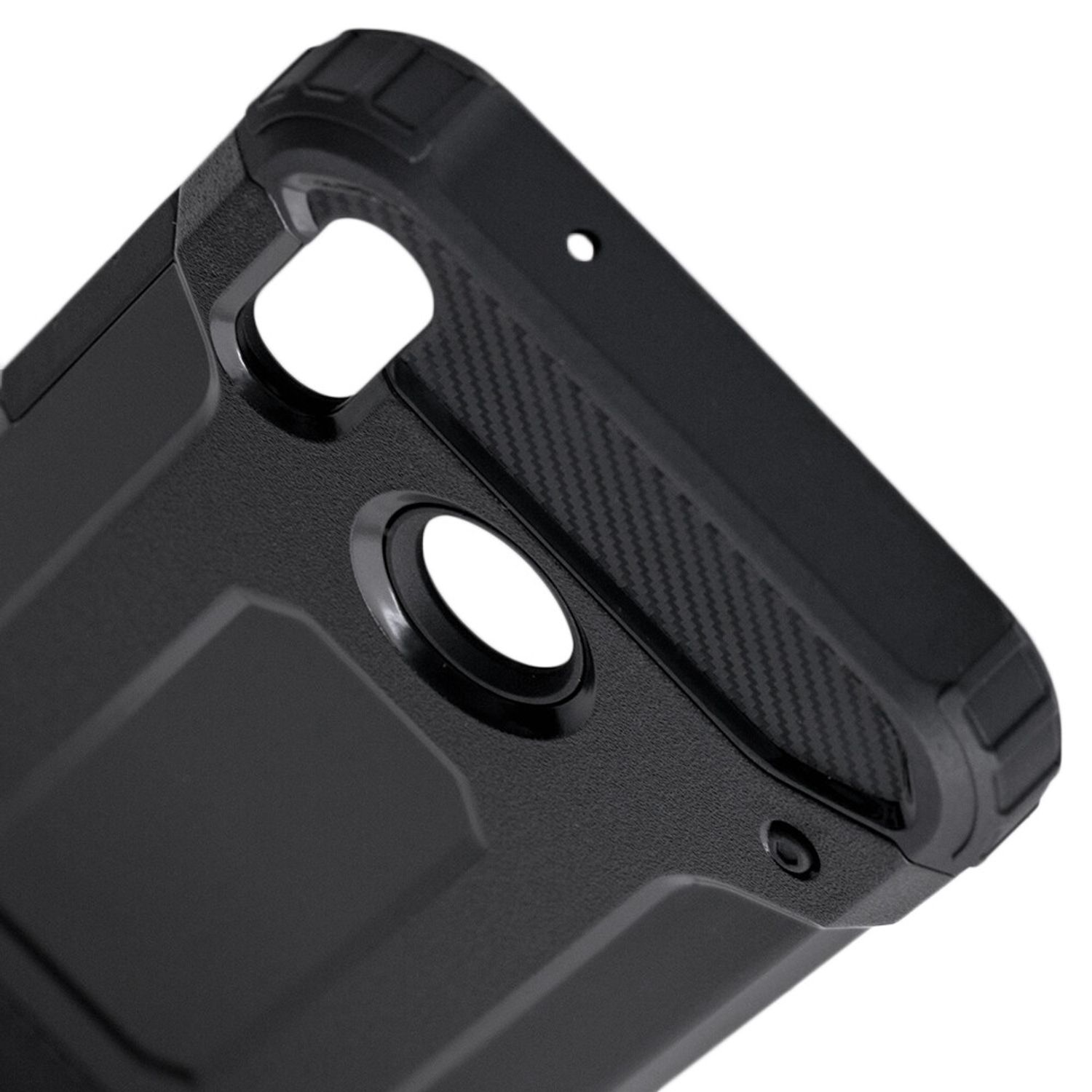 Husa Techsuit - Hybrid Armor - Huawei P20 Lite - Black fotografia produsului View 2 L