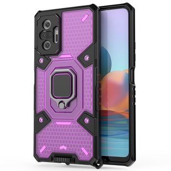 Husa techsuit - honeycomb armor - xiaomi redmi note 10 pro - violet