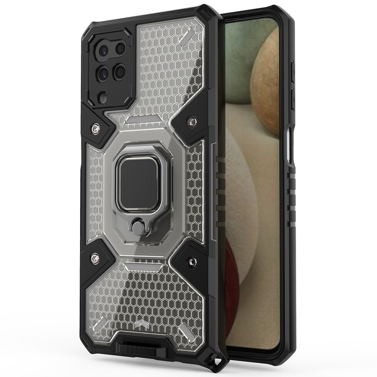 Husa Techsuit - Honeycomb Armor - Samsung Galaxy A12 - negru fotografia produsului