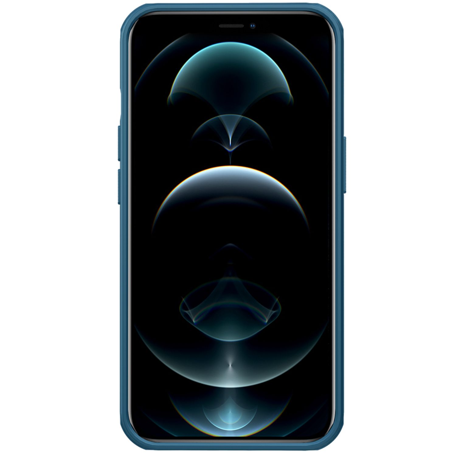 Husa Nillkin - Super Frosted Shield (husa magnetica) - iPhone 13 Mini - Blue fotografia produsului View 3 L
