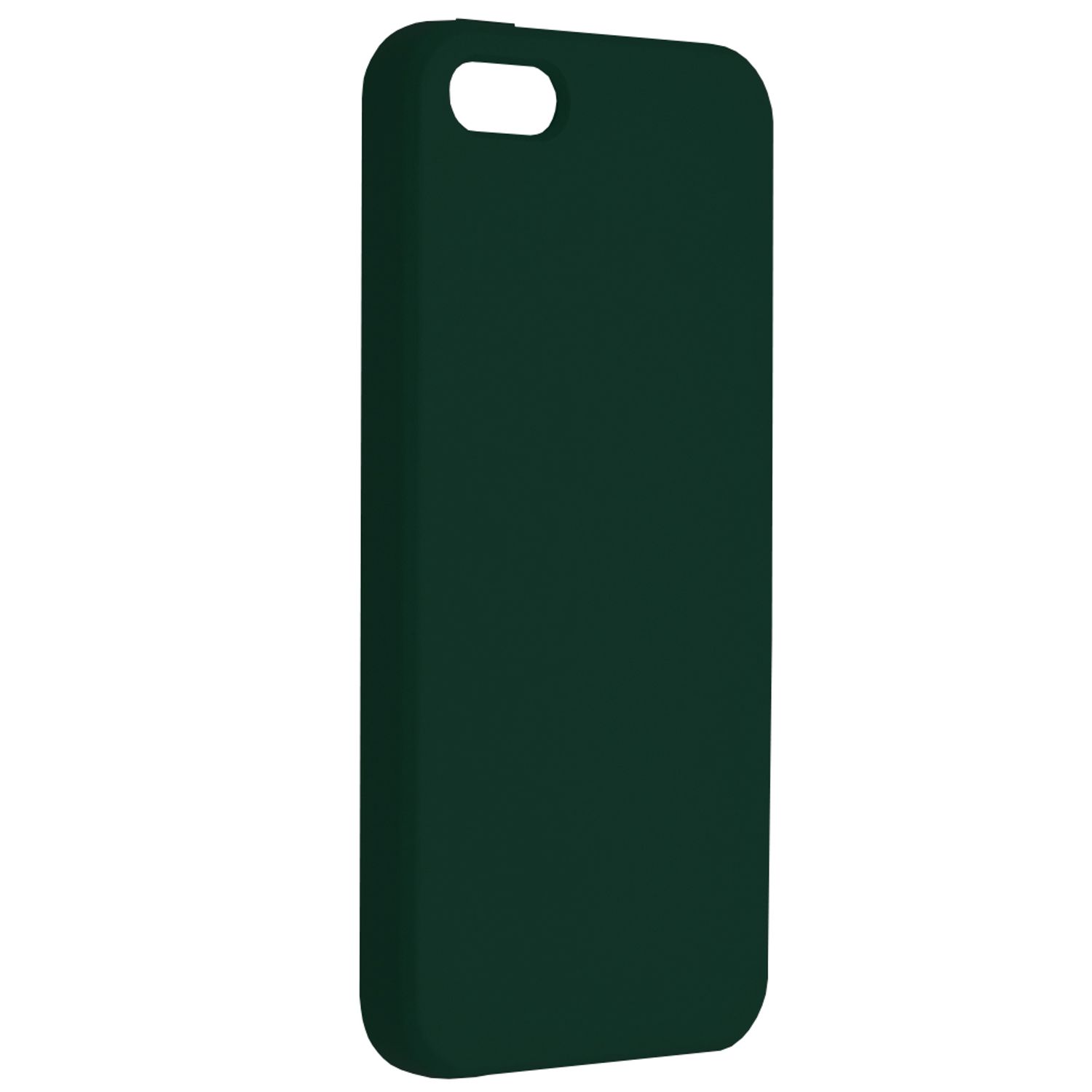 Husa premium Techsuit - Soft Edge Silicone - iPhone 5 / 5S - Dark Green fotografia produsului View 2 L