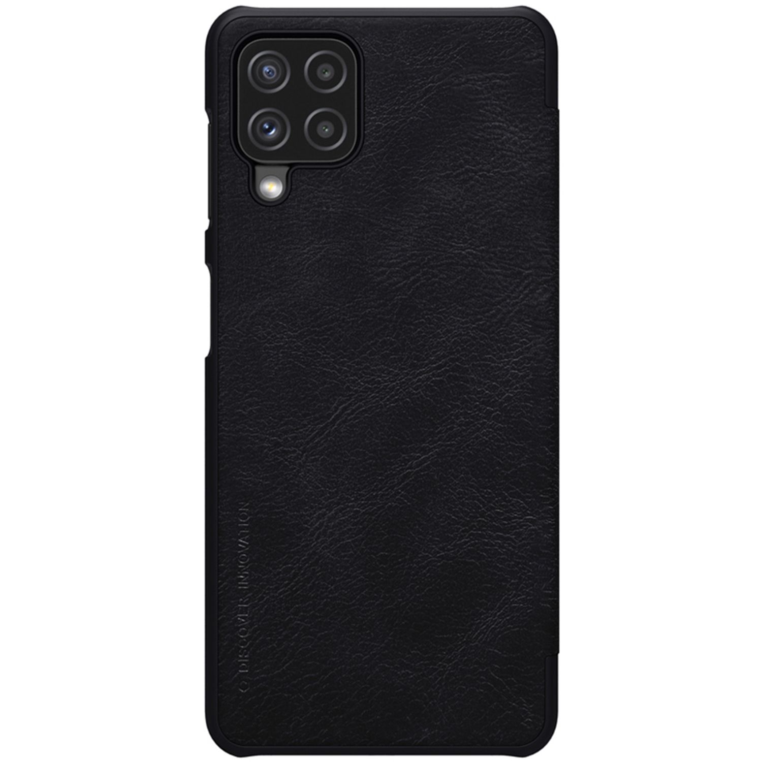 Husa Nillkin - Qin Leather Case - Samsung Galaxy A22 4G - Black fotografia produsului