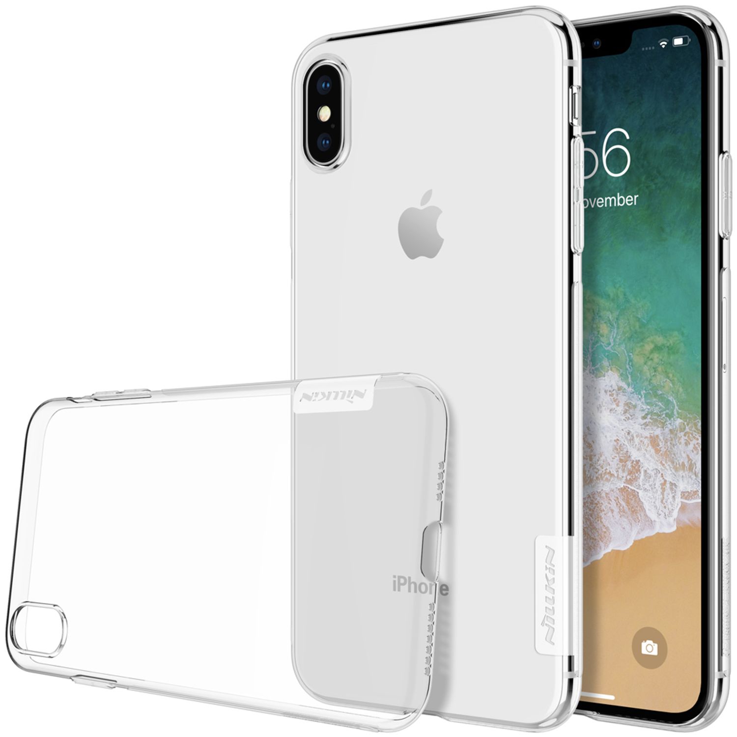 Husa Nillkin - Nature TPU Case - iPhone XS Max - Transparent fotografia produsului
