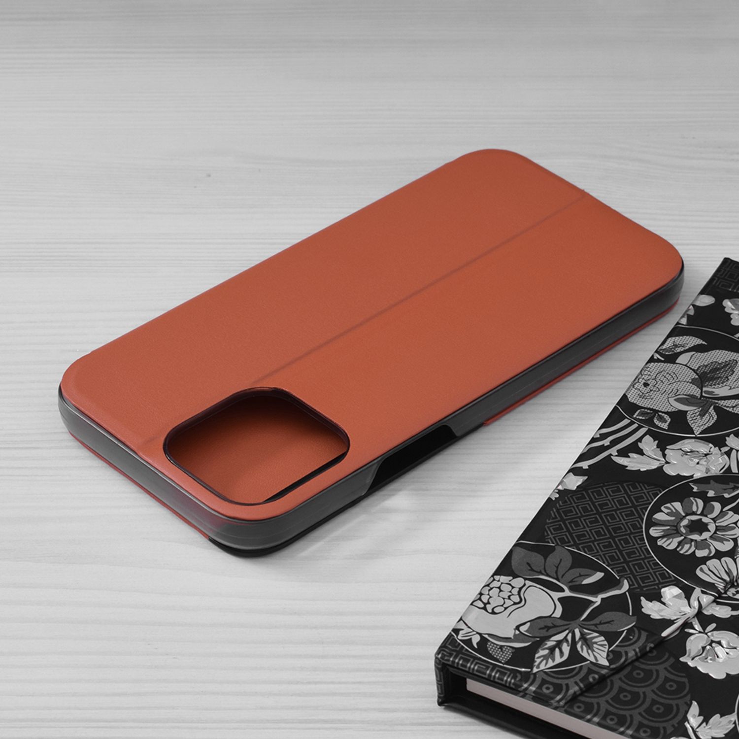 Husa tip carte Techsuit - eFold Series - iPhone 13 Pro Max - Orange fotografia produsului View 2 L