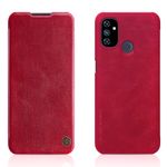 Husa Nillkin - Qin Leather Case - Oneplus Nord N100 - Red fotografia produsului