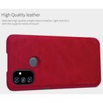 Husa Nillkin - Qin Leather Case - Oneplus Nord N100 - Red fotografia produsului View 3 S