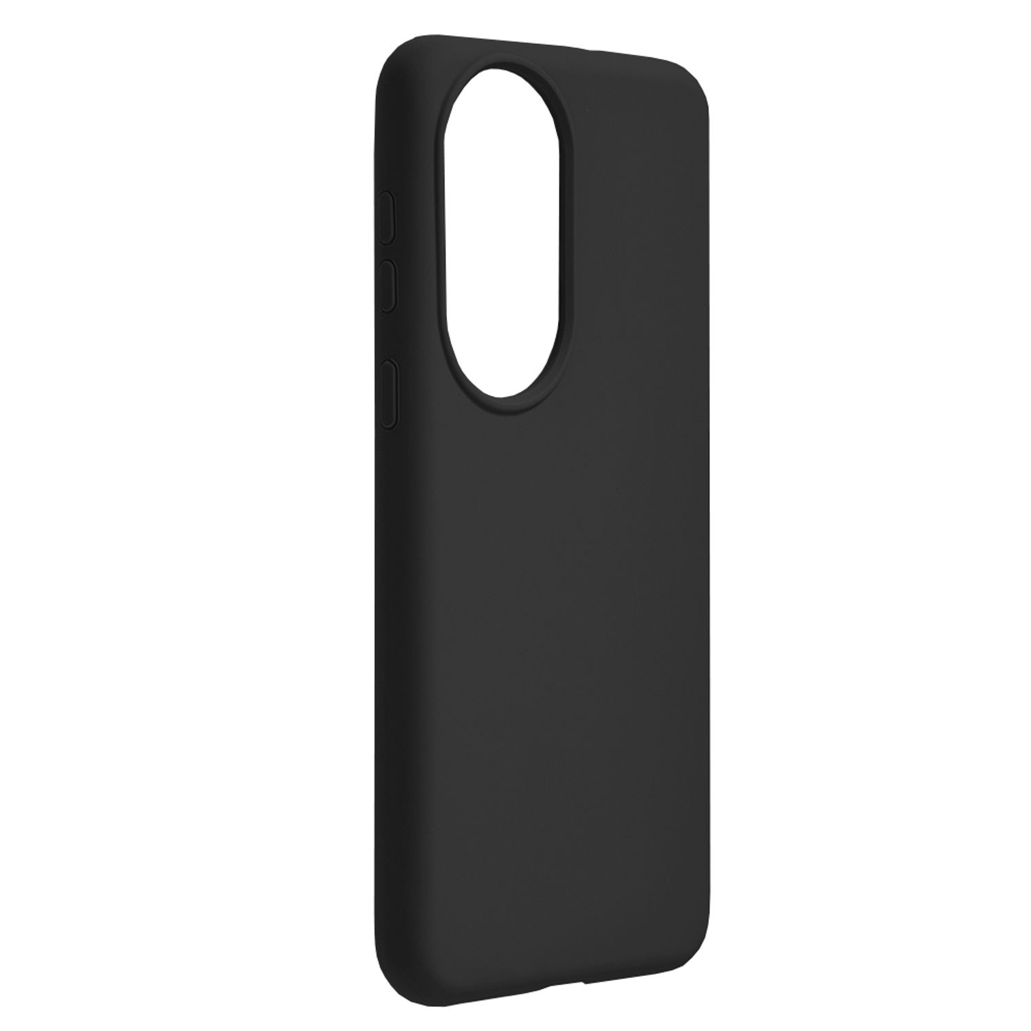 Husa premium Techsuit - Soft Edge Silicone - Huawei P50 - Black fotografia produsului View 2 L