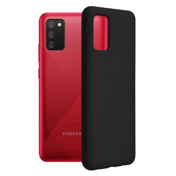 Husa premium techsuit - soft edge silicone - samsung galaxy a02s - black