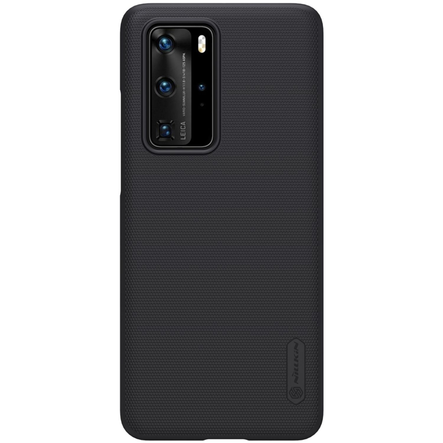 Husa Nillkin - Super Frosted Shield - Huawei P40 Pro - Black fotografia produsului View 3 L